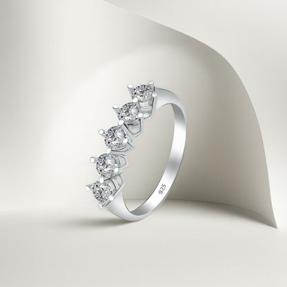 5-Piece 925k Silver Love Jewelry  Set 18k Gold Plated