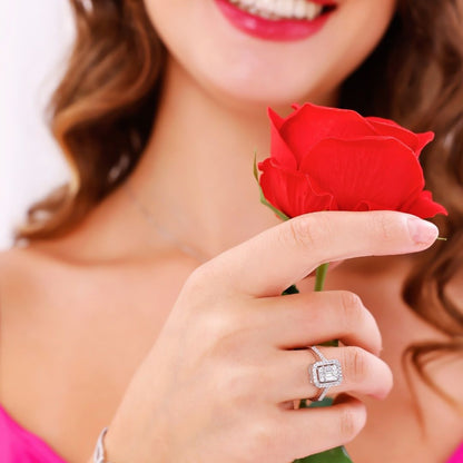 Baguette 925k Silver - 18k Gold Plated